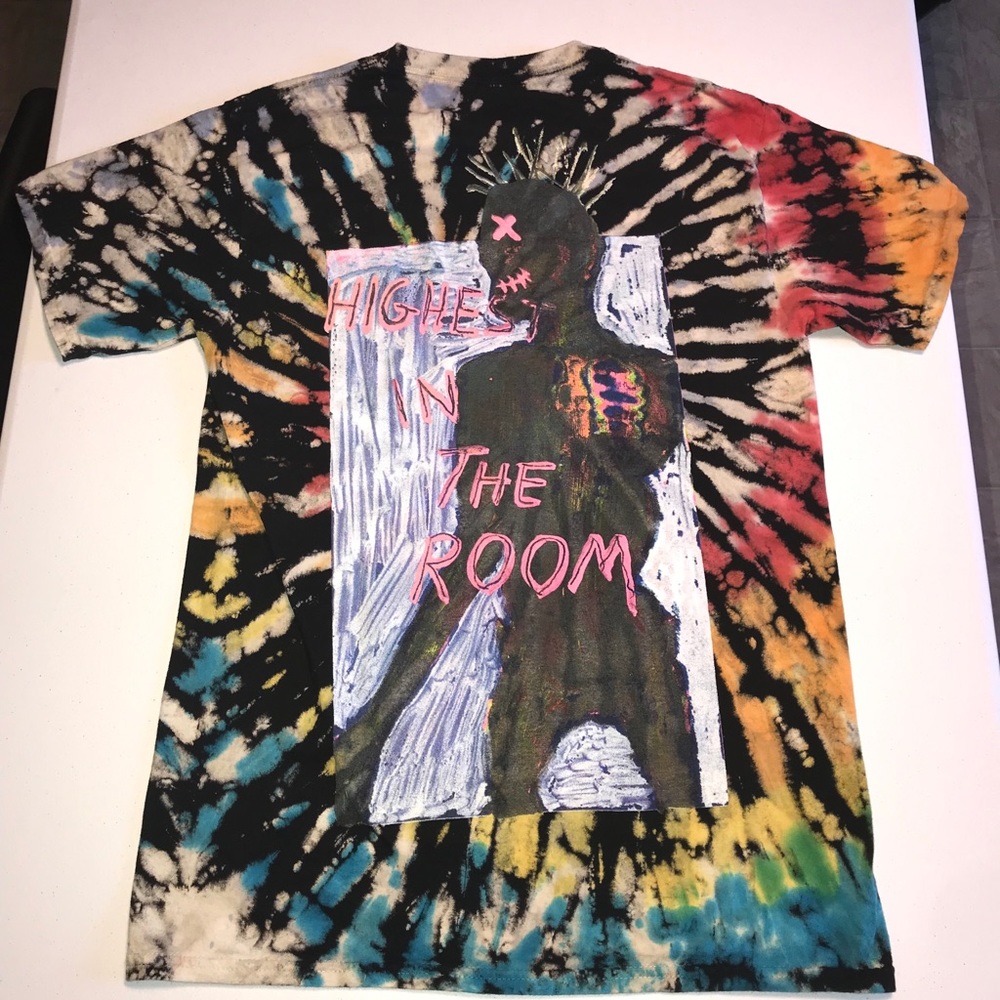 Travis Scott tie die T-shirt Sz M